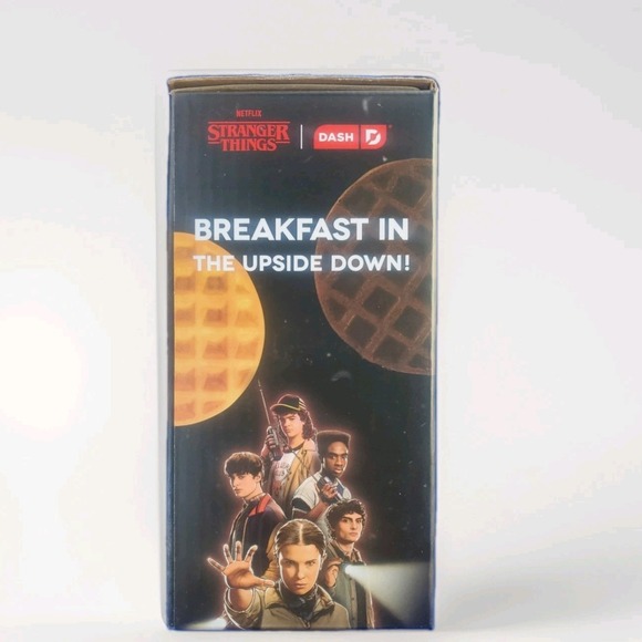 Netflix Stranger Things Dash Limited Edition MINI WAFFLE MAKER Ceramic Nonstick - Picture 4 of 5